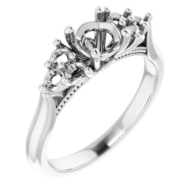 Accented Engagement Ring