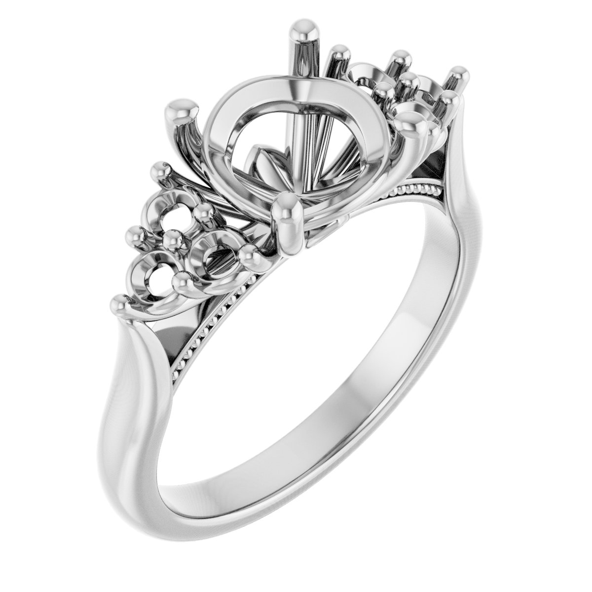 Accented Engagement Ring