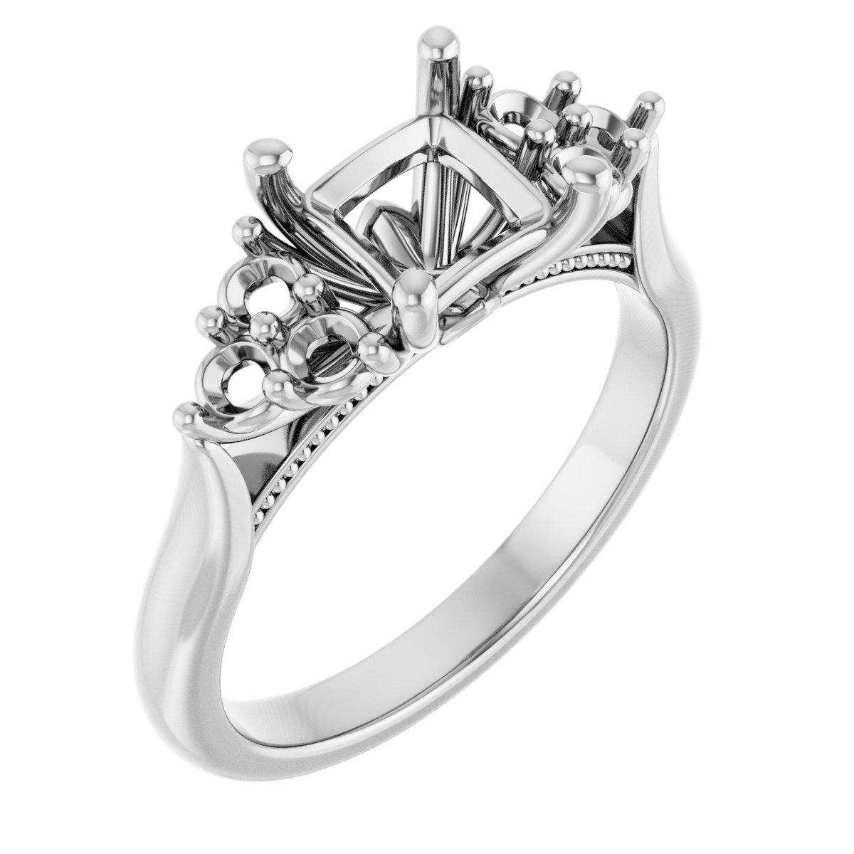 Accented Engagement Ring