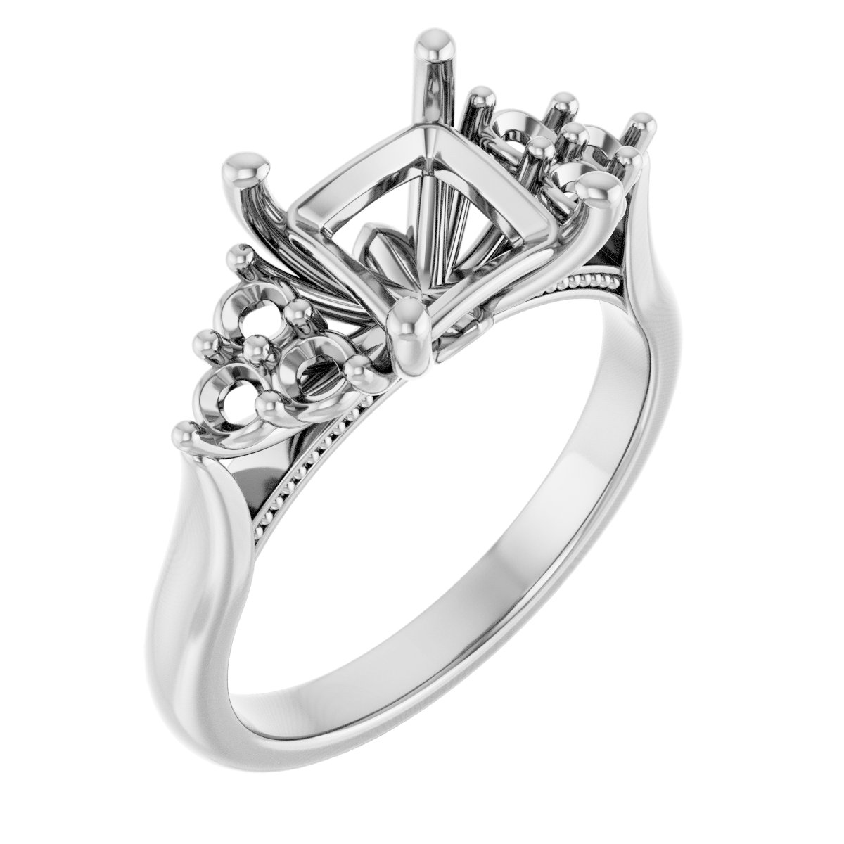 Accented Engagement Ring