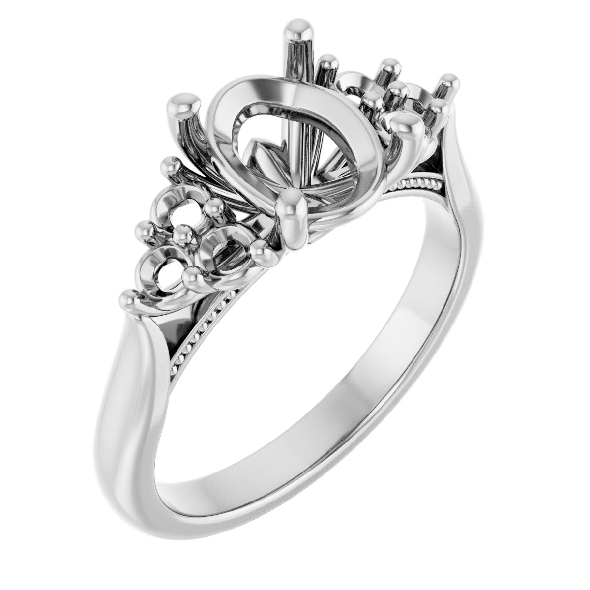 Accented Engagement Ring