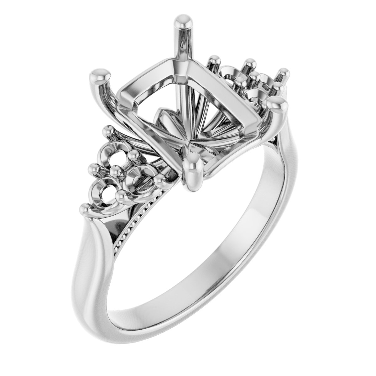 Accented Engagement Ring