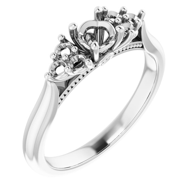 Accented Engagement Ring