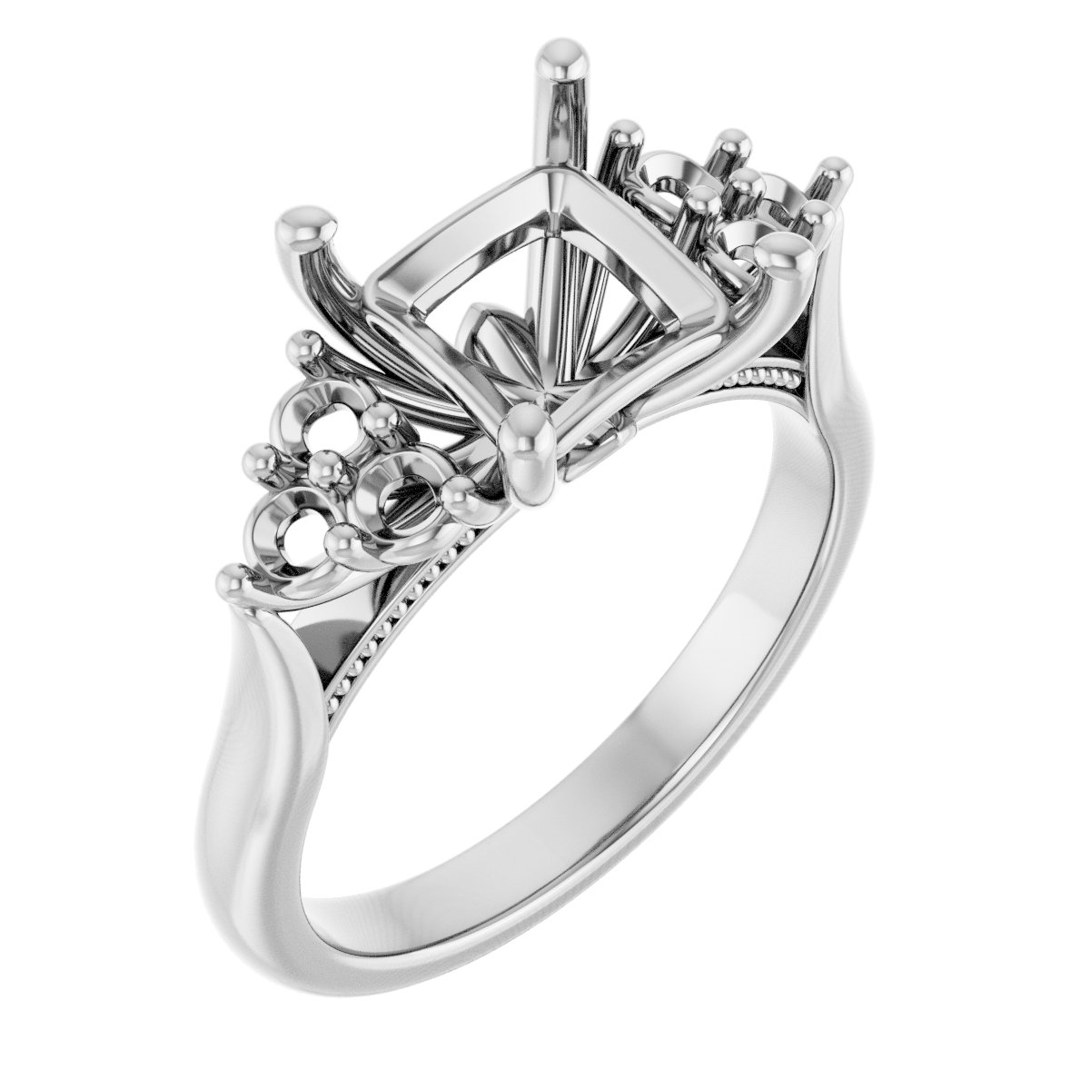 Accented Engagement Ring
