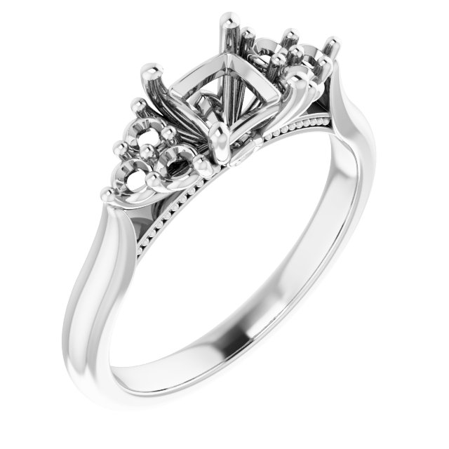 Accented Engagement Ring
