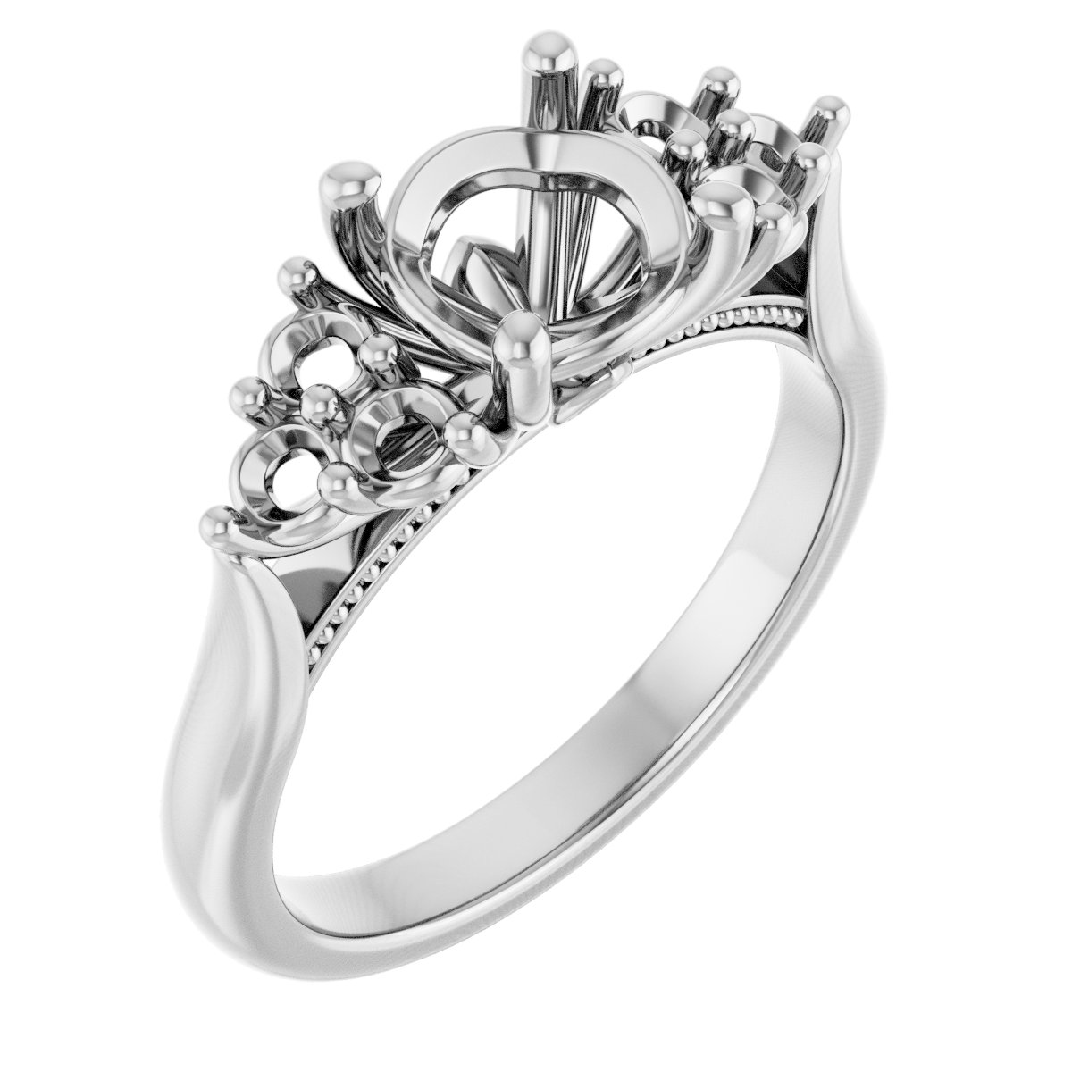 Accented Engagement Ring