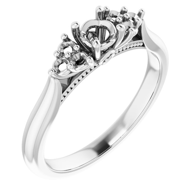 Accented Engagement Ring