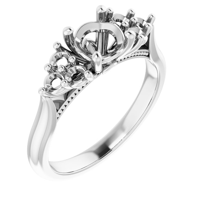 Accented Engagement Ring