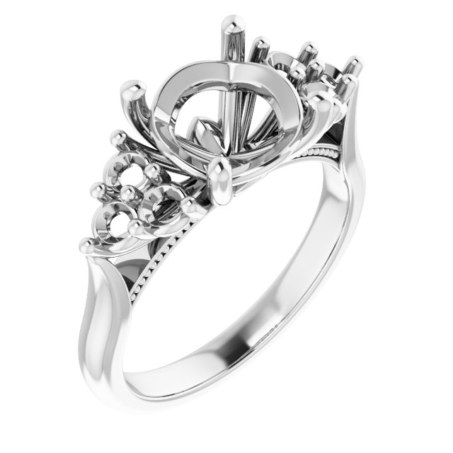 Accented Engagement Ring