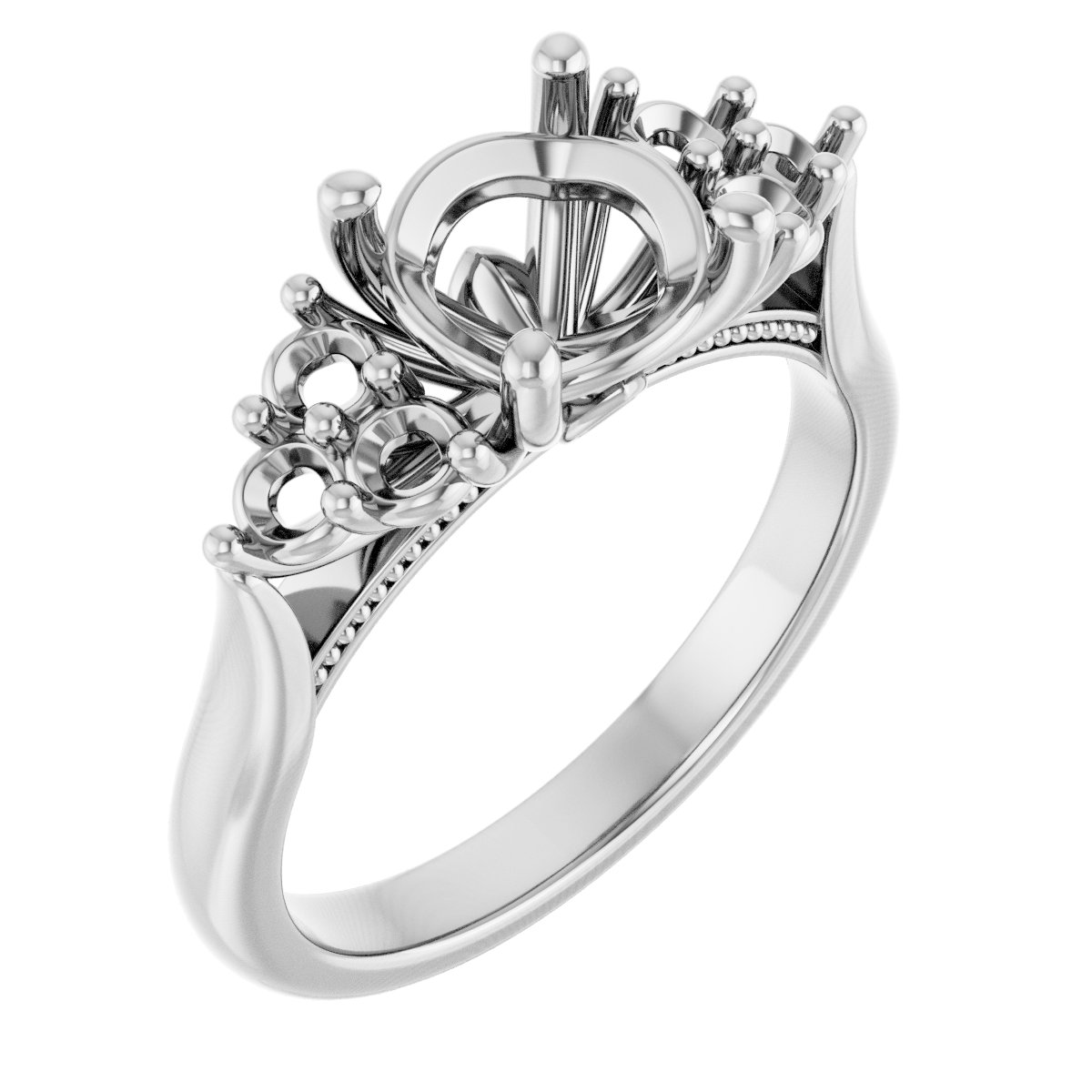 Accented Engagement Ring