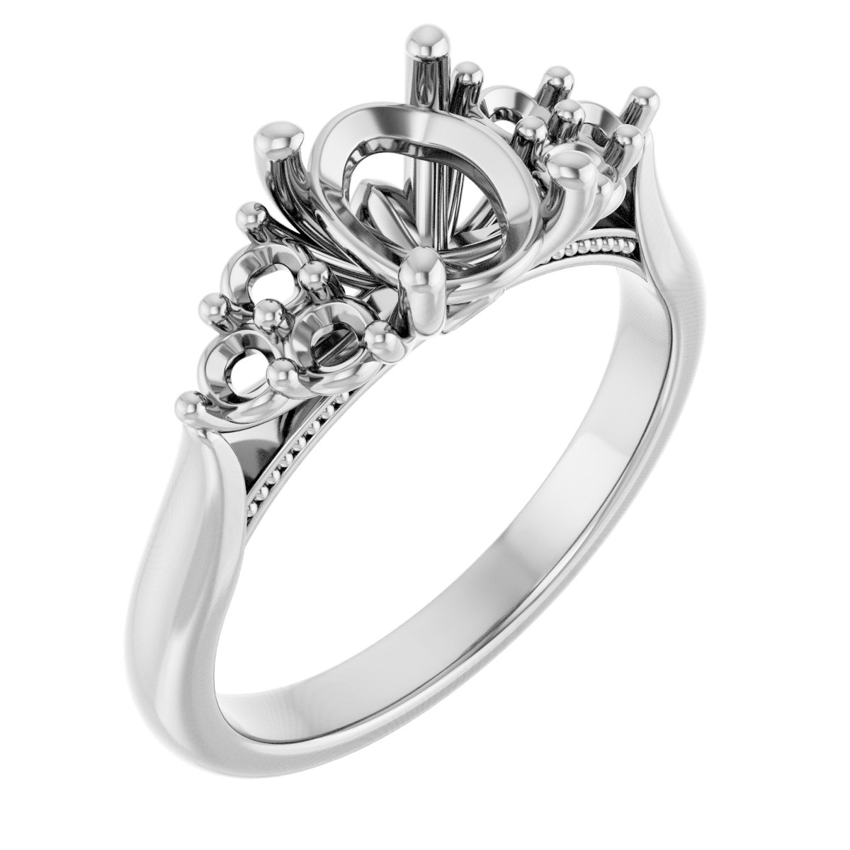 Accented Engagement Ring
