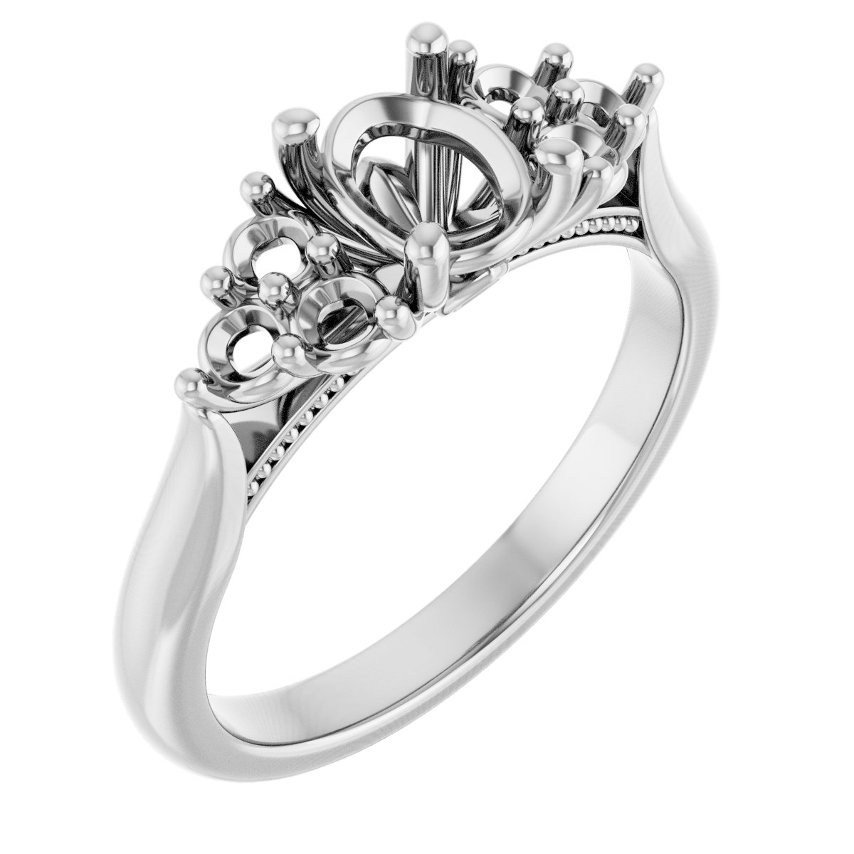 Accented Engagement Ring
