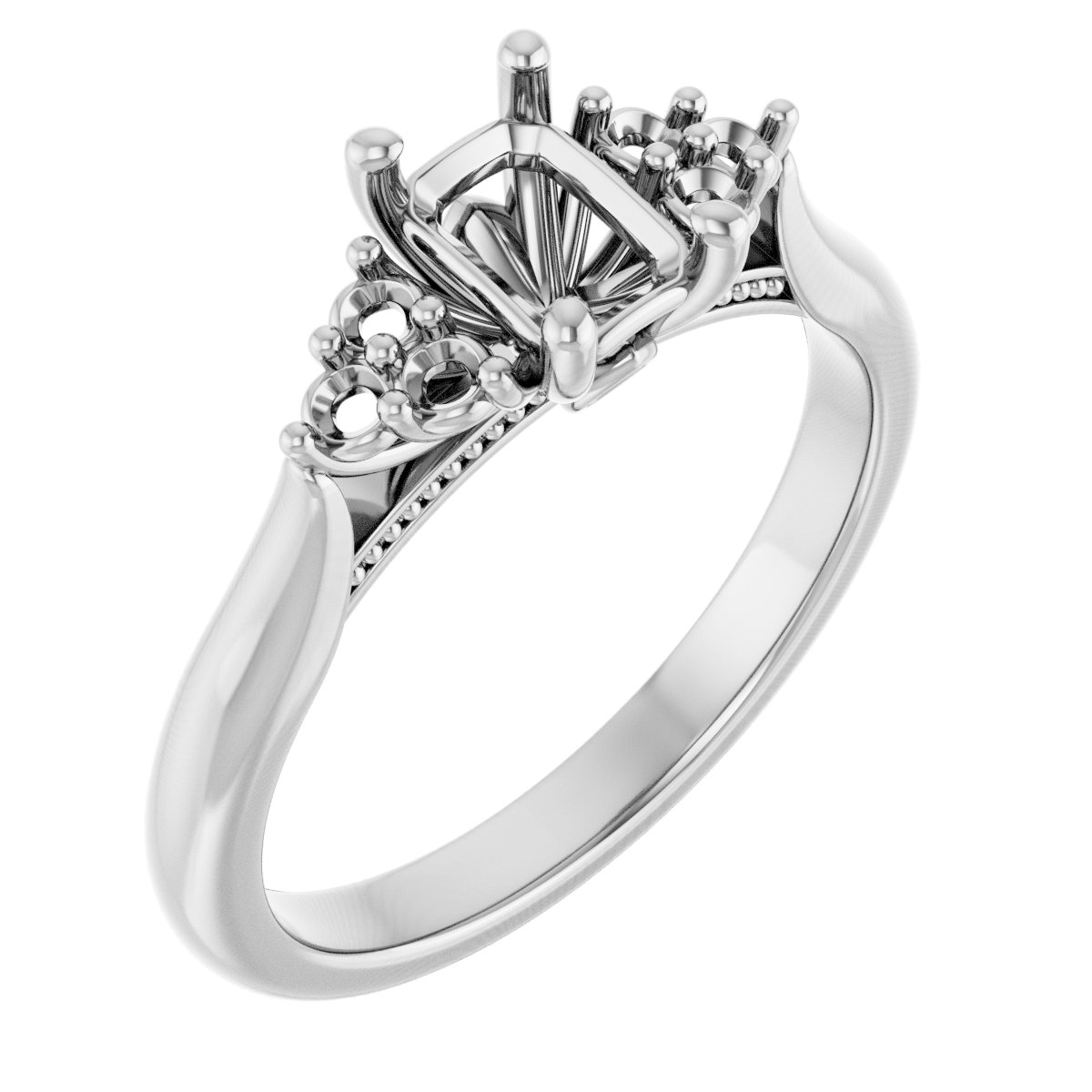 Accented Engagement Ring