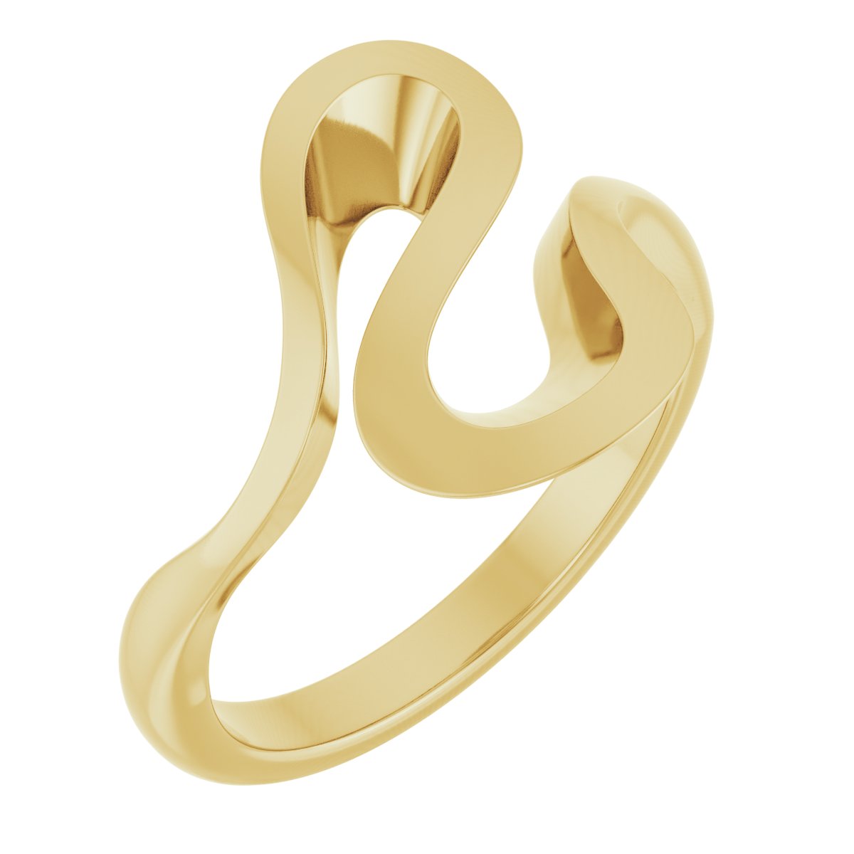 14K Yellow Freeform Ring