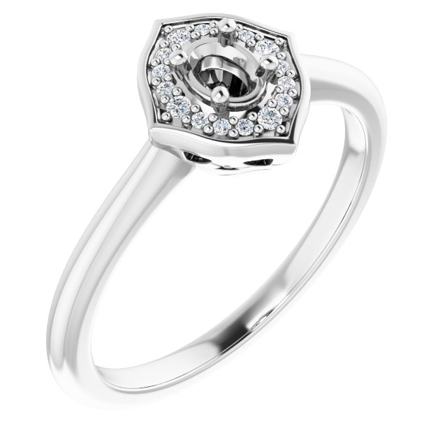 14k White Gold