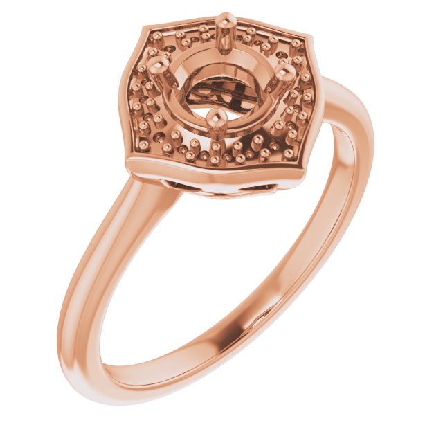 Vintage-Inspired Halo-Style Ring