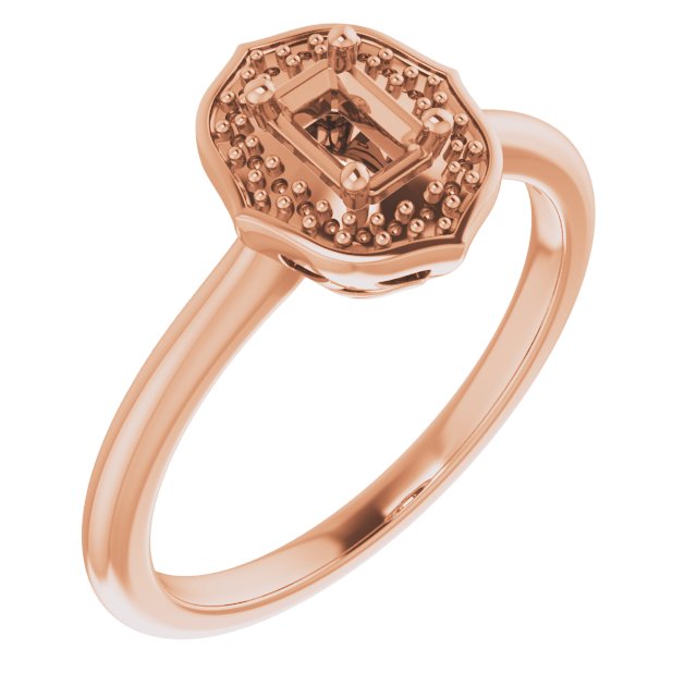 Vintage-Inspired Halo-Style Ring