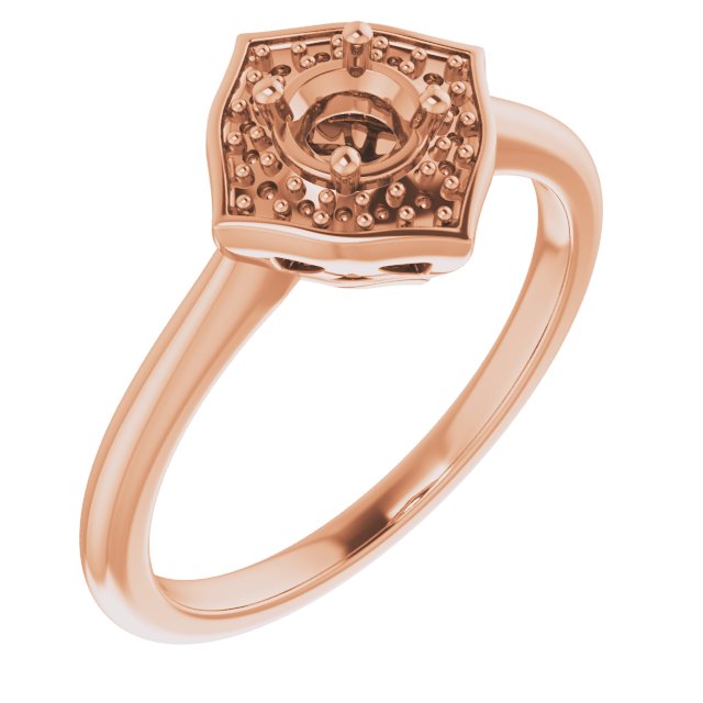 Vintage-Inspired Halo-Style Ring