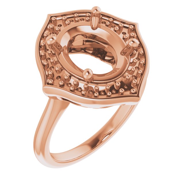 Vintage-Inspired Halo-Style Ring