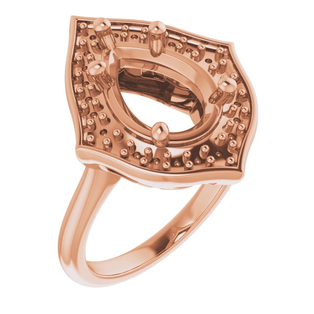 Vintage-Inspired Halo-Style Ring