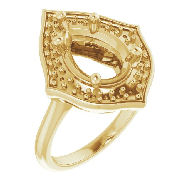 Vintage-Inspired Halo-Style Ring