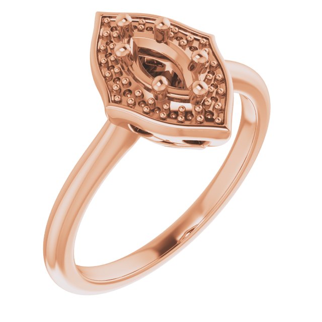 Vintage-Inspired Halo-Style Ring
