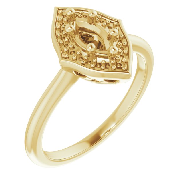 Vintage-Inspired Halo-Style Ring