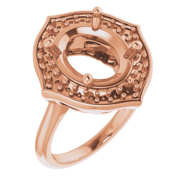 Vintage-Inspired Halo-Style Ring
