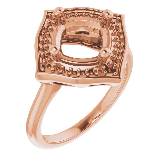 Vintage-Inspired Halo-Style Ring