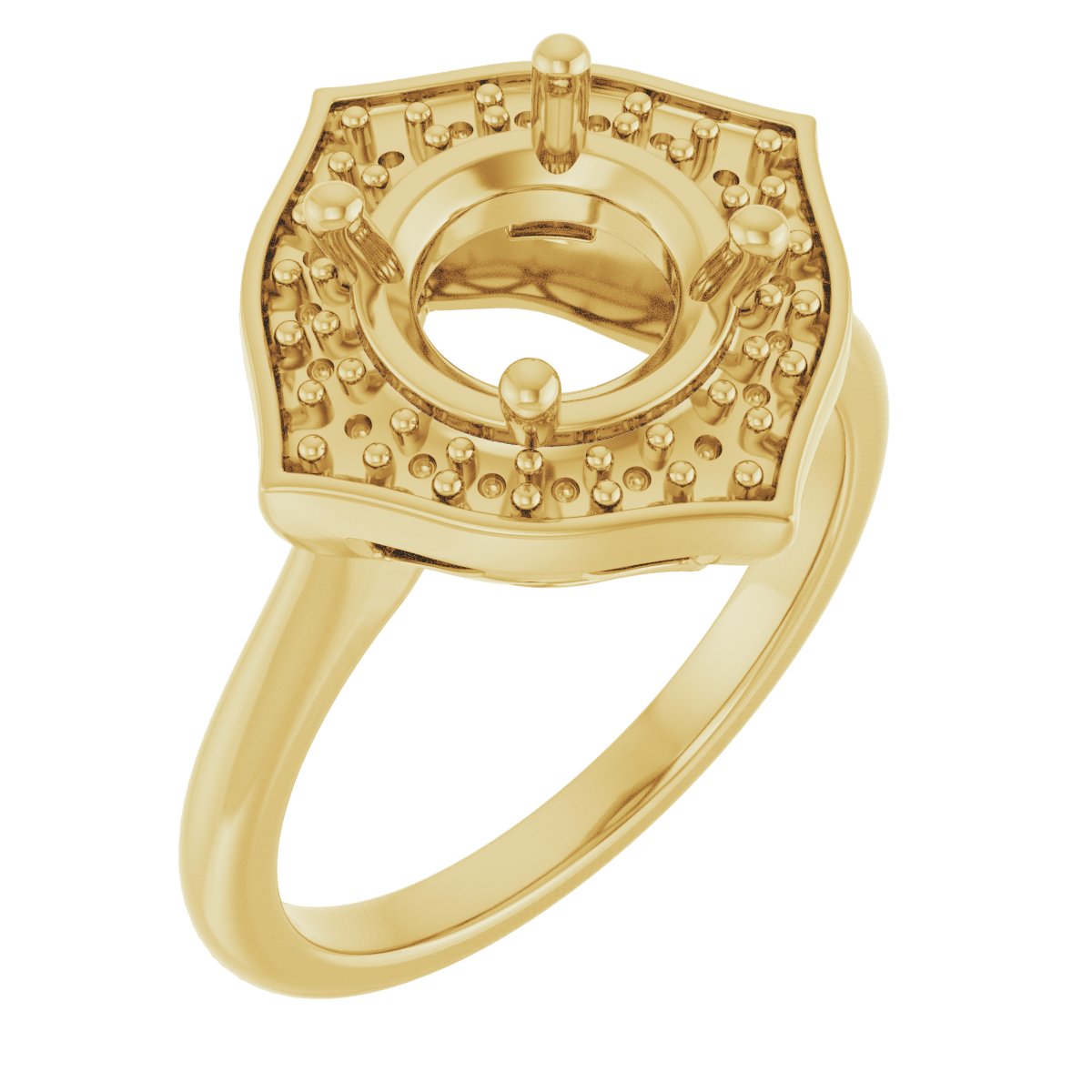 Vintage-Inspired Halo-Style Ring