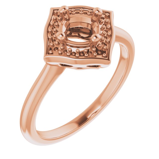 Vintage-Inspired Halo-Style Ring
