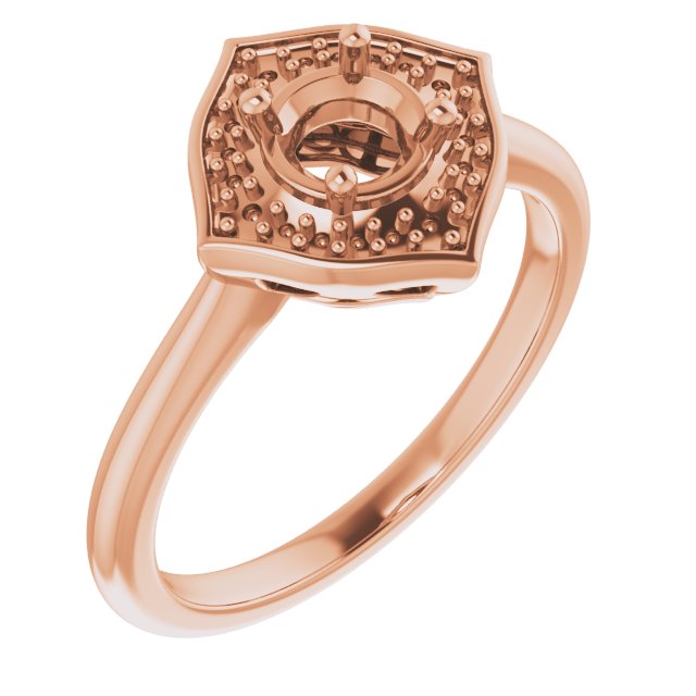 Vintage-Inspired Halo-Style Ring