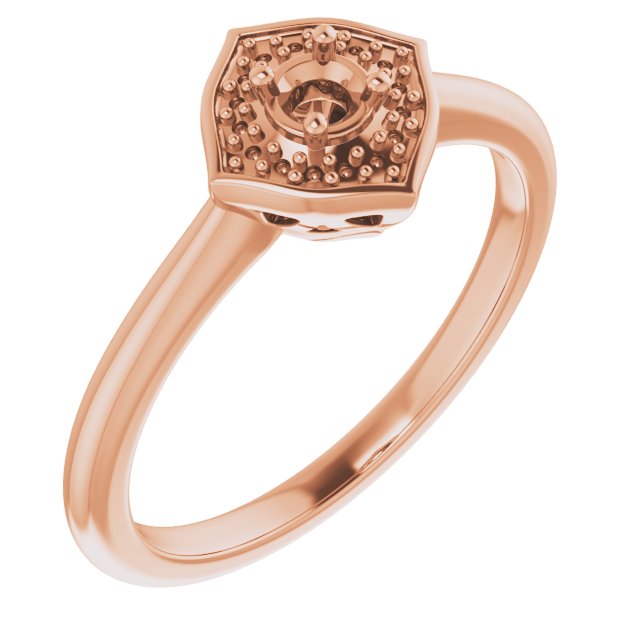 Vintage-Inspired Halo-Style Ring