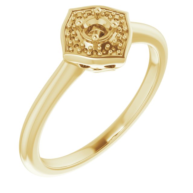 Vintage-Inspired Halo-Style Ring