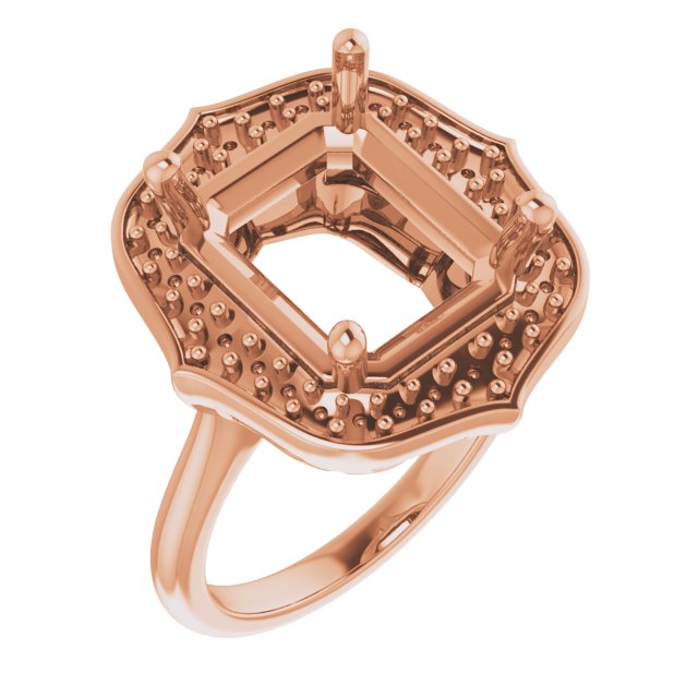 Vintage-Inspired Halo-Style Ring