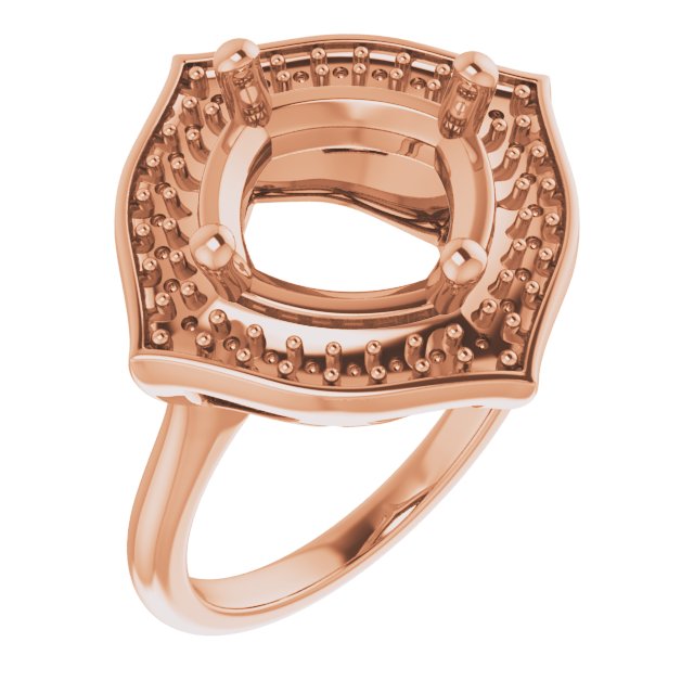 Vintage-Inspired Halo-Style Ring