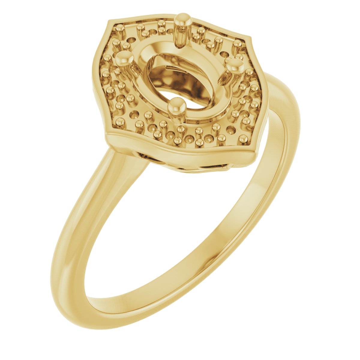 Vintage-Inspired Halo-Style Ring