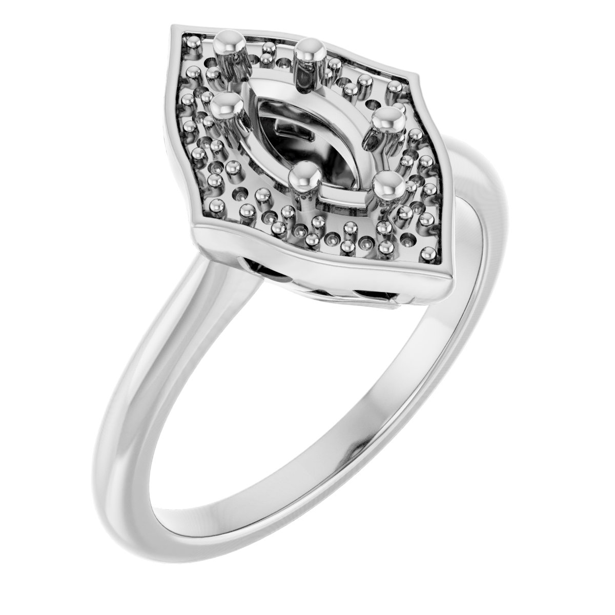 Vintage-Inspired Halo-Style Ring