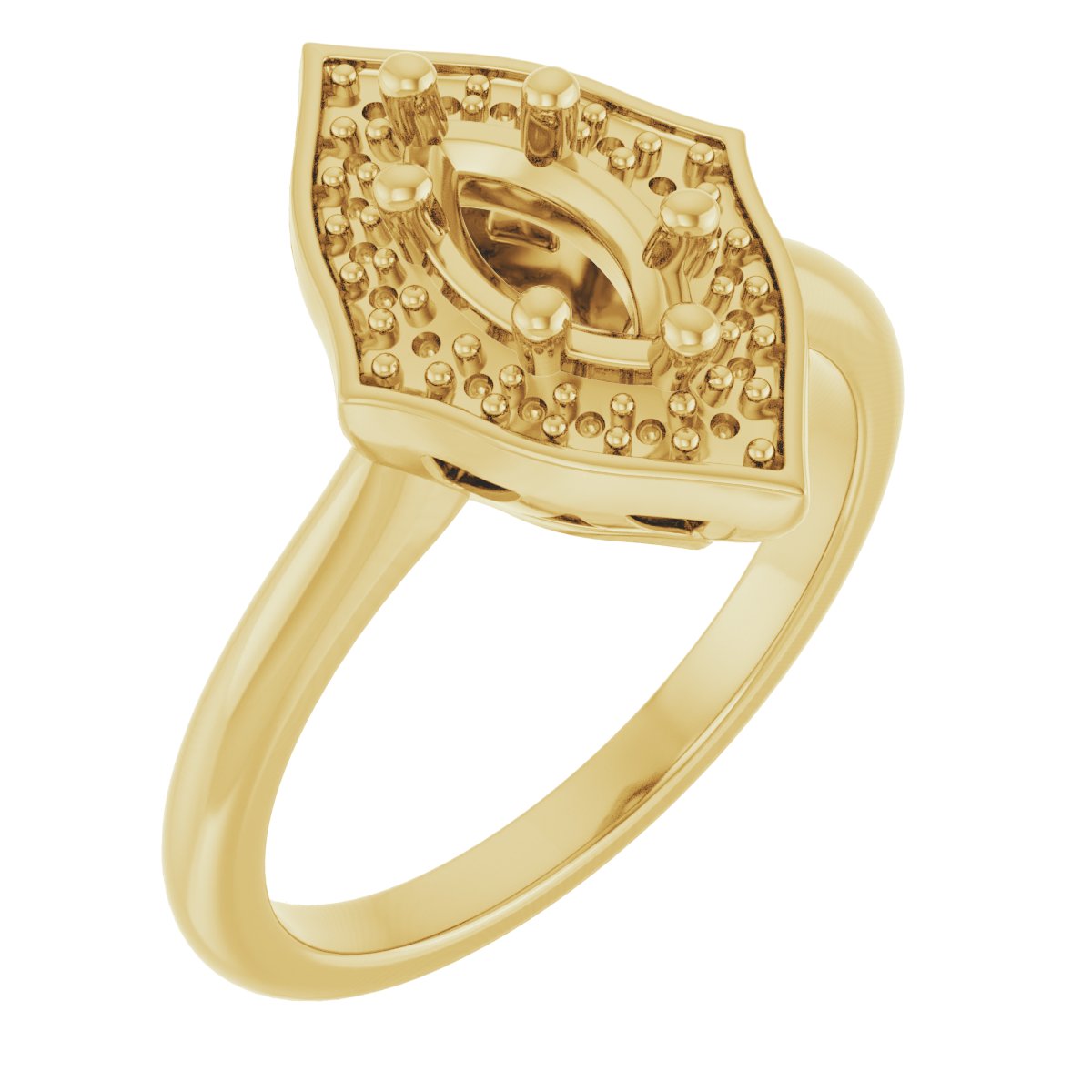 Vintage-Inspired Halo-Style Ring
