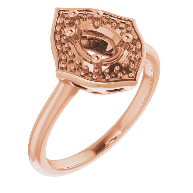 Vintage-Inspired Halo-Style Ring