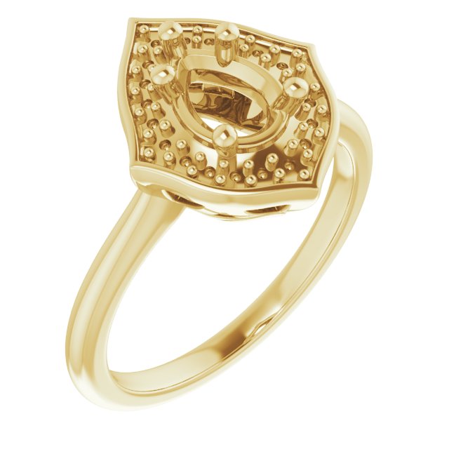 Vintage-Inspired Halo-Style Ring