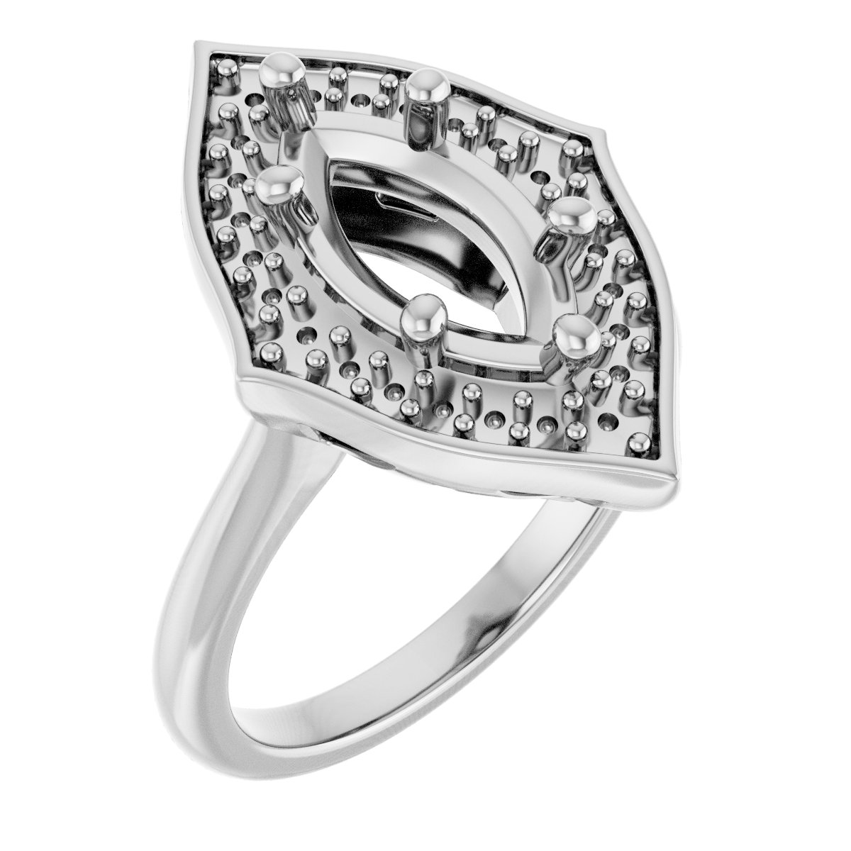 Vintage-Inspired Halo-Style Ring