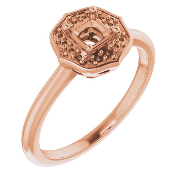 Vintage-Inspired Halo-Style Ring