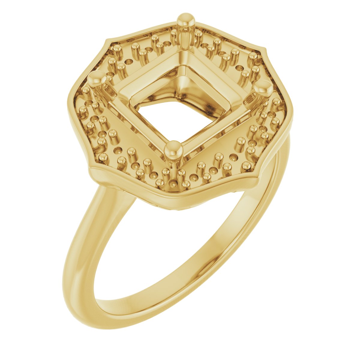 Vintage-Inspired Halo-Style Ring