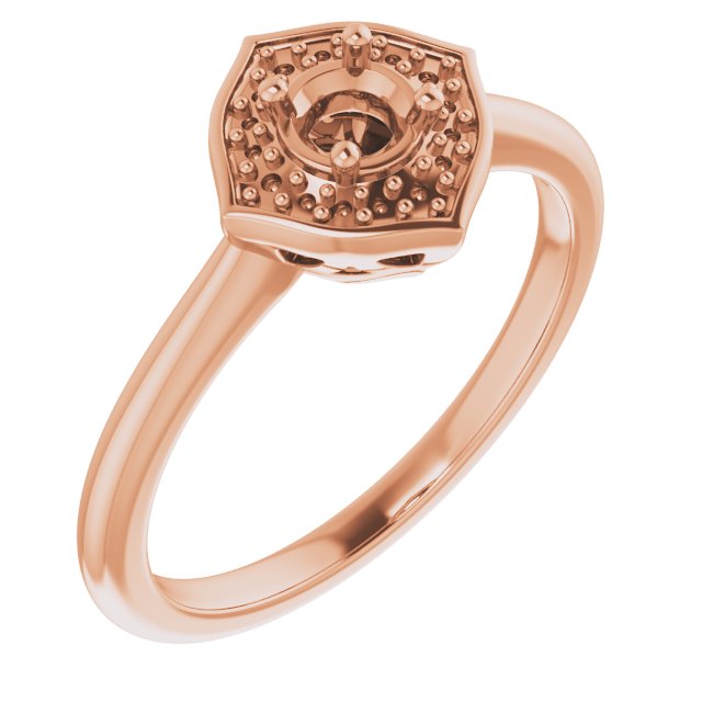 Vintage-Inspired Halo-Style Ring