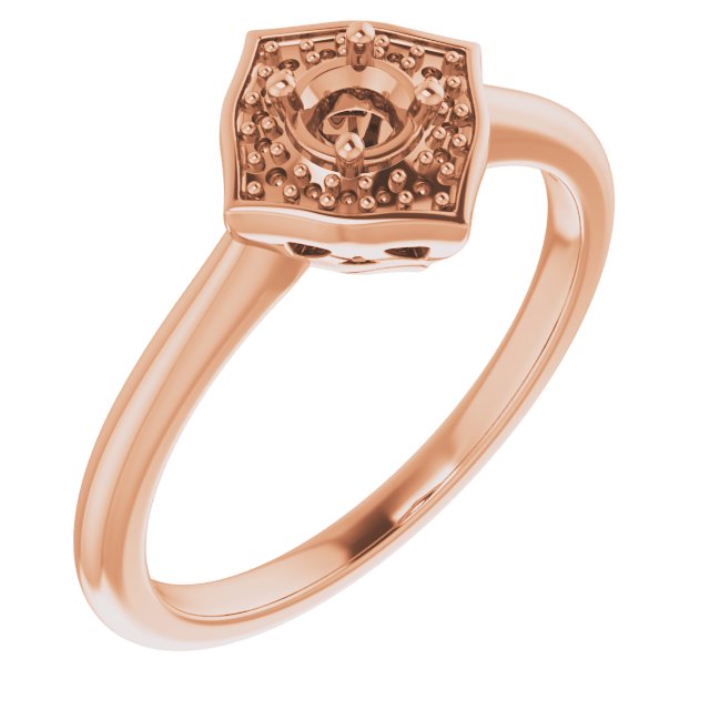 Vintage-Inspired Halo-Style Ring