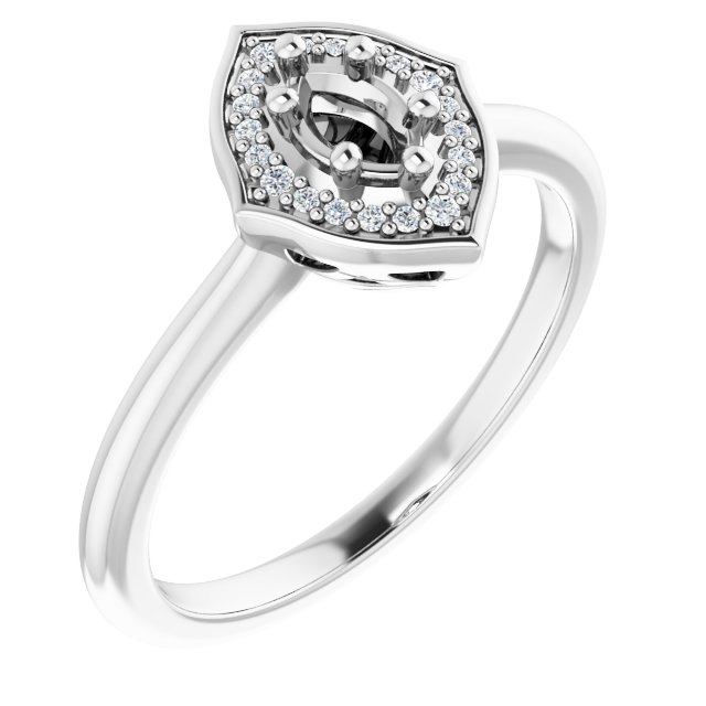 14k White Gold