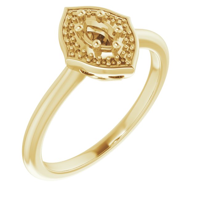 Vintage-Inspired Halo-Style Ring