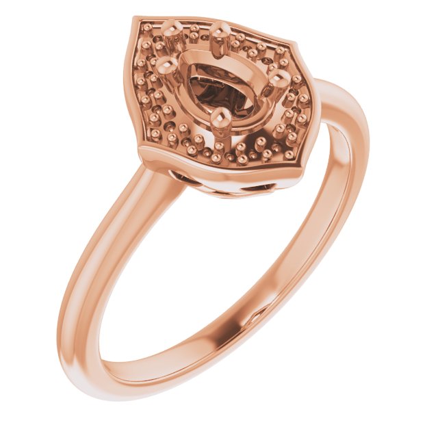 Vintage-Inspired Halo-Style Ring