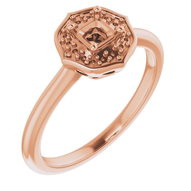 Vintage-Inspired Halo-Style Ring